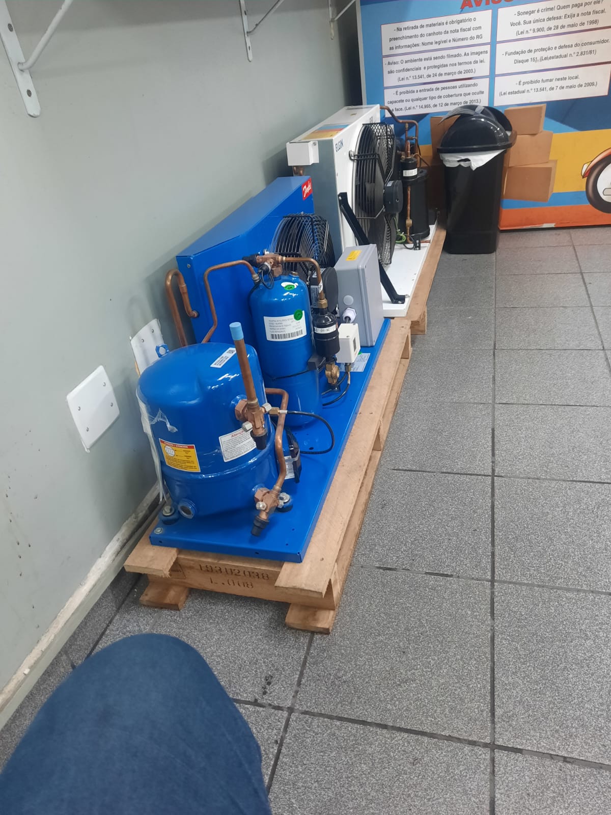 Instalação de equipamentos novos