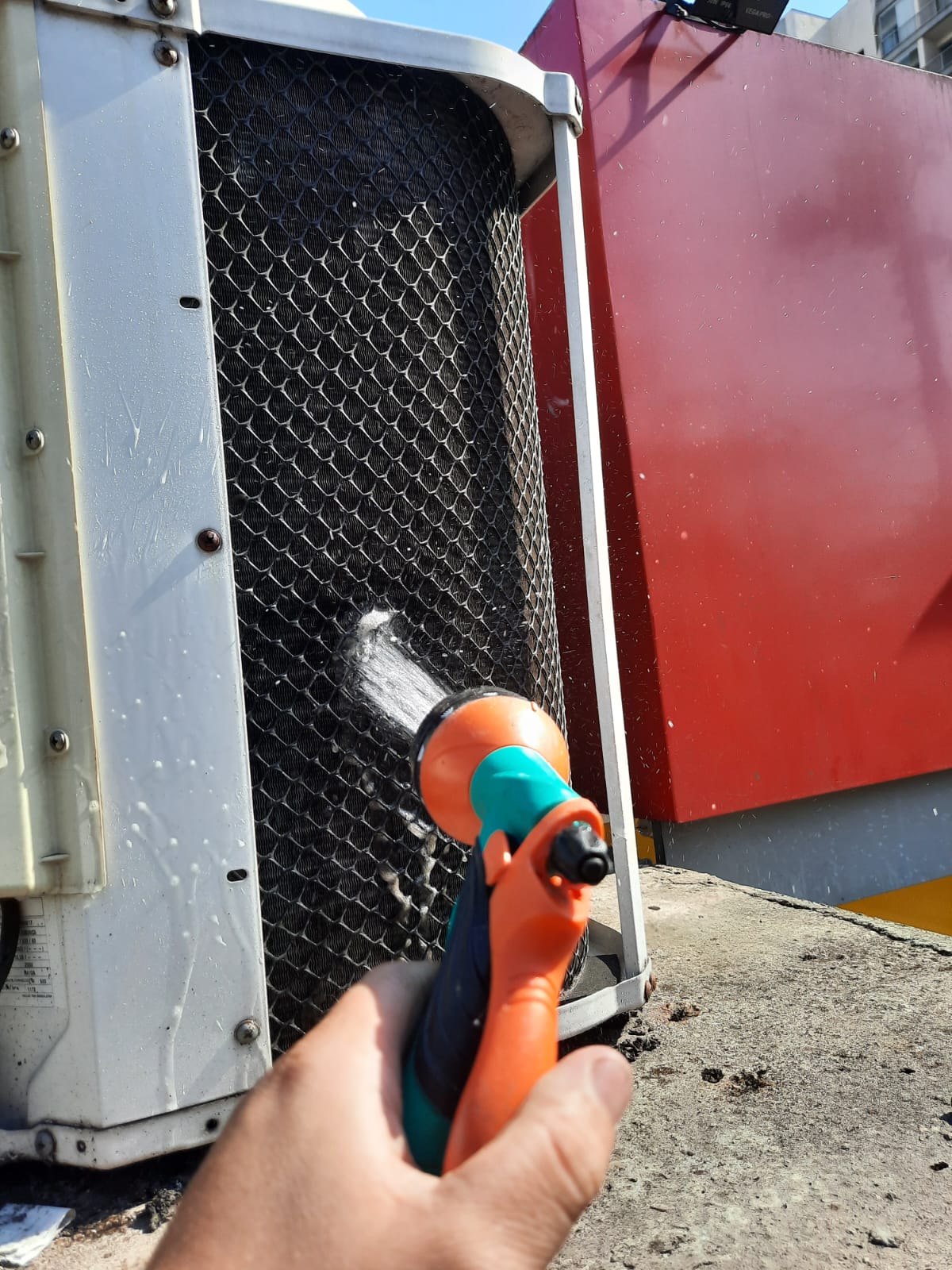 Lavagem de equipamentos